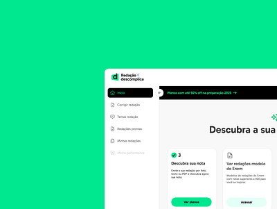 Redação Descomplica descomplica figma lp redação descomplica ui ux webdesign