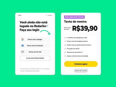 Componentes redação descomplica componente descomplica figma graphic design lp product design redação descomplica ui ux