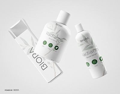 Biora – Premium Skincare Branding & Packaging Design 3d animation branding design graphic design label logo motion graphics packaging product