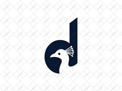 Peacock D Or B Letter Logo b letter beauty bird brand brand design branding brandlogo d letter design graphic design logo logo design logodesign logoforsale peacock vector