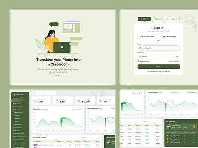 Modern LMS Admin Dashboard UI Design admin adminui branding dashbaord dashboarddesign design edtech figmaui illustration learningplatform lmsdashboard minimal new panel saasui ui uidesign ux
