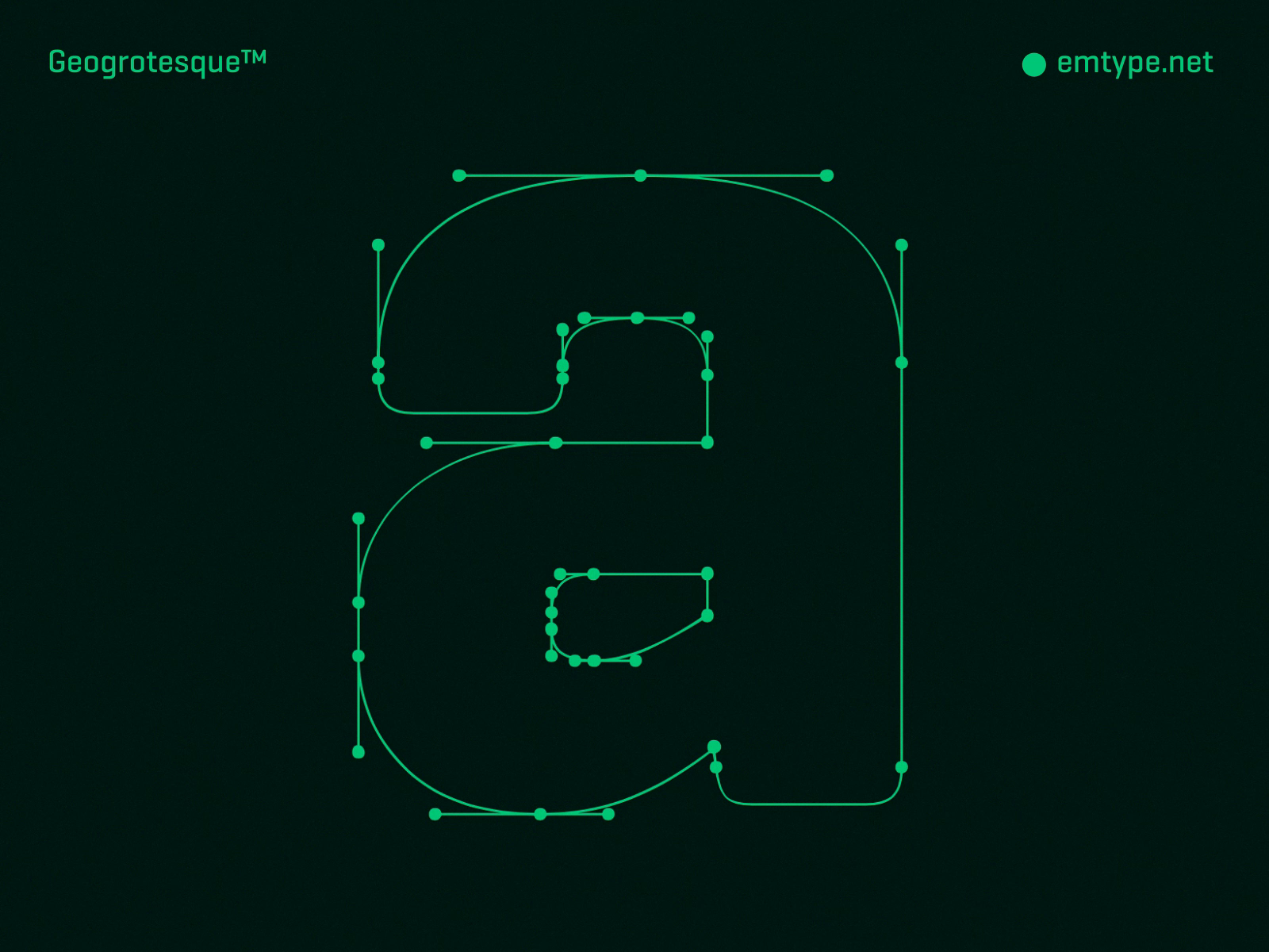 Example of Geogrotesque