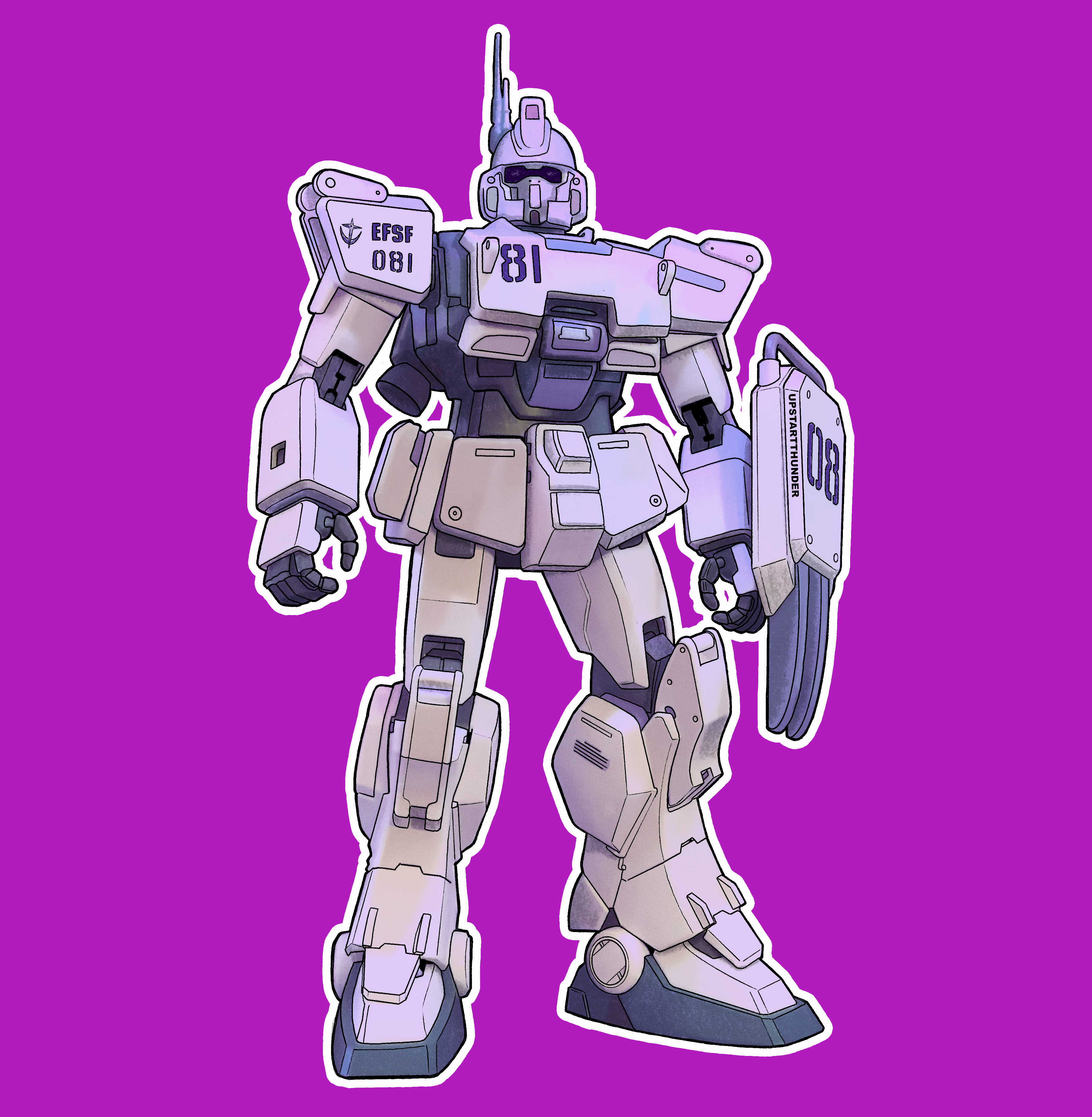 EZ8 gundam procreate robot robots sticker
