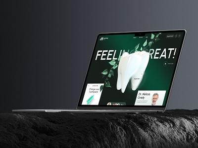Dental Website Design branding brighter dent clinic dental dental care dental landing page dental logo dental website dentist landing page dentist website dentistry doctor website landing page medical care medical website design pixelean sahin mia uiux ux website redesign
