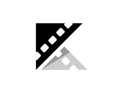 K Film Logo branding design flat graphic design illustration illustrator logo logo design minimal vector