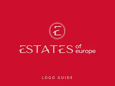 ESTATES-OF-EUROPE : Brand Guide brand design brand guideline brand identity branding design graphic design logo logo concept logo design text logo vector