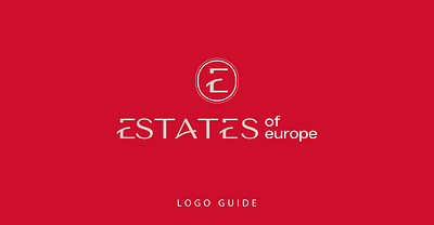 ESTATES-OF-EUROPE : Brand Guide brand design brand guideline brand identity branding design graphic design logo logo concept logo design text logo vector