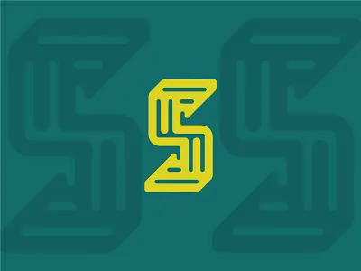Letter S graphic design letter letter s monogram