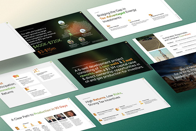 Oil Drilling Pitch Deck Design and Development figma google slides graphic design keynote oil and gas pitch deck oil and gas presentation oil pitch deck pitch pitch deck pitch deck design powerpoint
