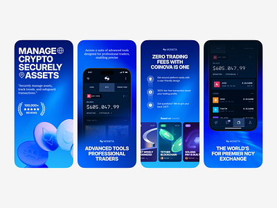 Premium App Store Screens for a Crypto App app appdesign appmarketing apppresentation appshowcase appstoredesign appstorescreens appui cryptoappdesign dribbbleshowcase fintechdesign interfacedesign mobileappdesign modernui orix playstorescreenshots productdesign sajon uxuidesign