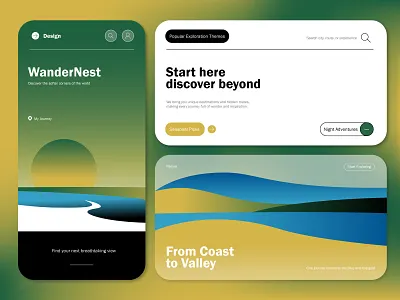 WanderNest 2025 design ui