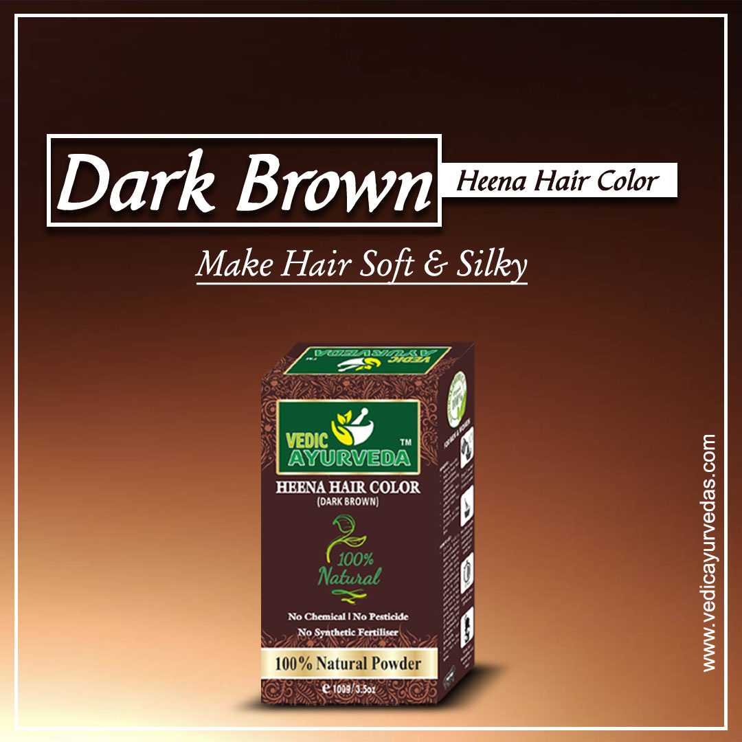 VEDICAYURVEDA Dark Brown Hair Color by Vedic Ayurveda on Dribbble