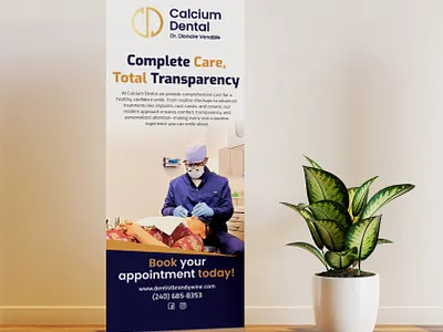 Dental Service Rollup Banner australia dental dental doctor dental graphic design doctor google oral care united kingdom united states