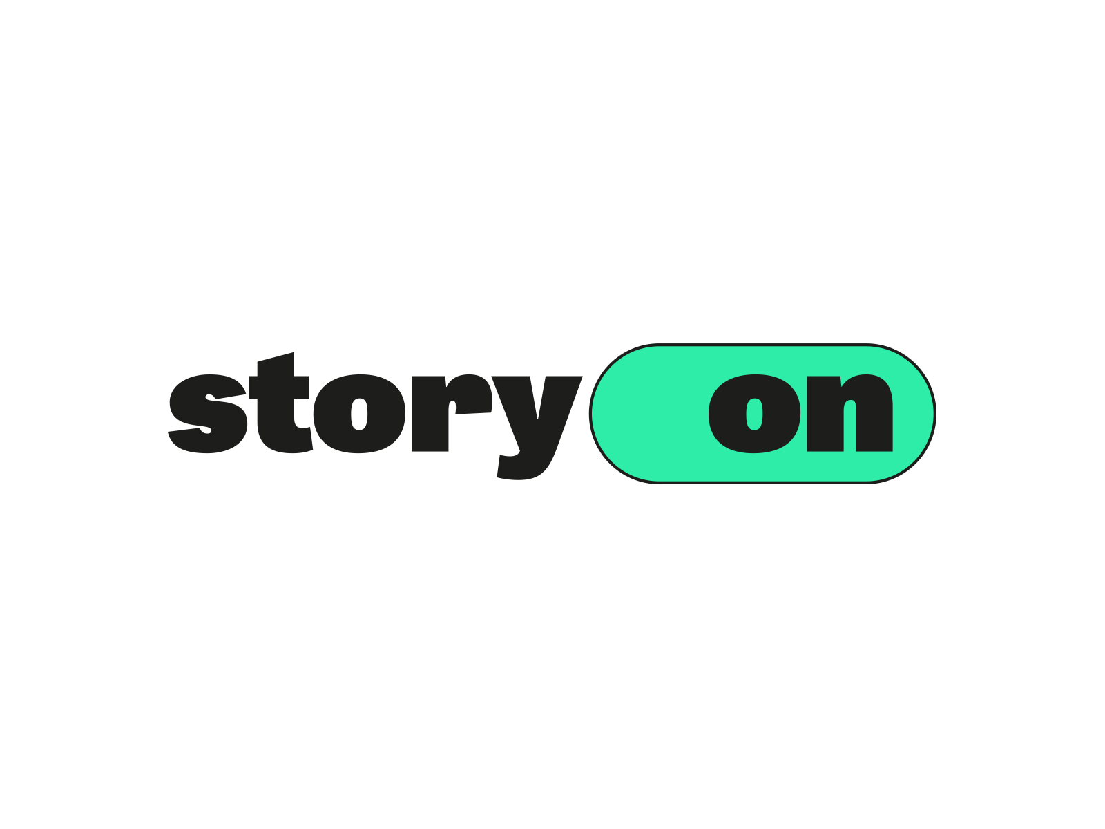 Story On branding identity logo logotype