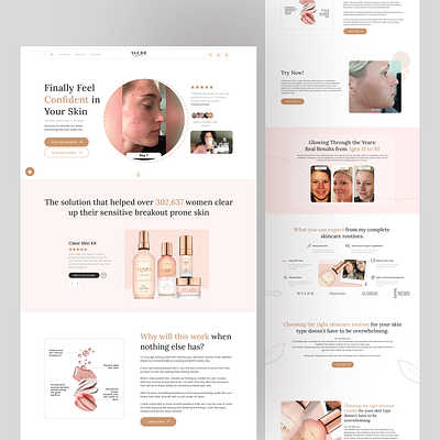 Averr – Skincare Website UX/UI Design acnesoluction averyskin beauty beforeandafter clearskin dashboard designkast e commerce shop e commerce website ecommerce ecommerce landing page health healthcare landingpage productdesi sensitiveskin skincare skincare product uiux web design