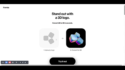 Next-Level Icon Design: Watch 2D Icons Turn 3D Instantly 3ddesign aidesign aiindesign brandidentity creativeprocess digitalart icondesign logodesign