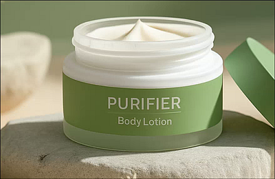 Purifier - Body Lotion Hero Section body lotion branding figma animation hero section ui web design