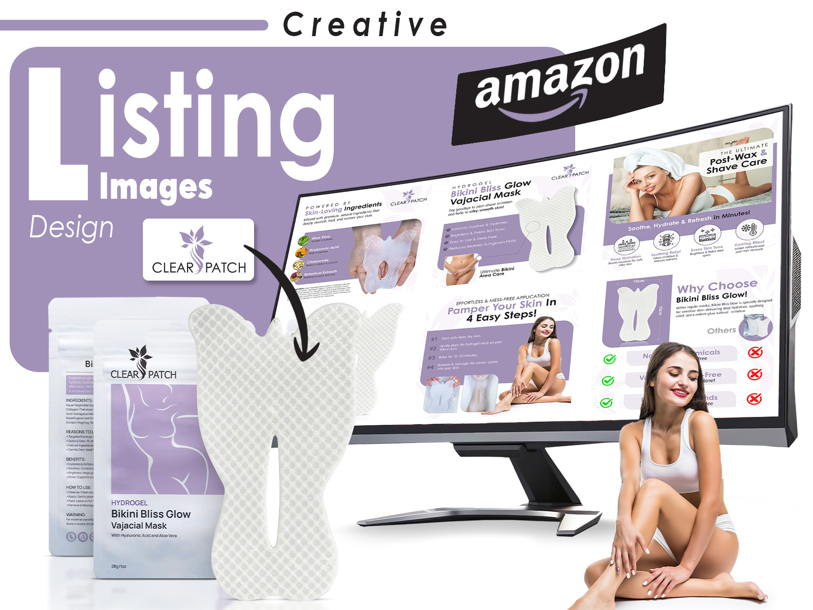 Example of Creative Listing Images Design For Amz