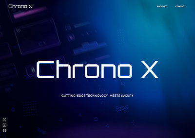 landing page with futuristic fonts app branding design graphic design illustration logo typography ui ux