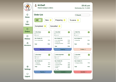 Day 40 - Food Order graphic design ui