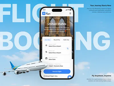 My Flight - Flight Booking Search Page Design ✈️ app design app interface branding clean design flight booking app flight booking web flight booking website design illustration minimal search page ui ui ux design agency ui ux designer ux ux design web design agency website design agency