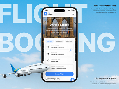 My Flight - Flight Booking Search Page Design ✈️ app design app interface branding clean design flight booking app flight booking web flight booking website design illustration minimal search page ui ui ux design agency ui ux designer ux ux design web design agency website design agency