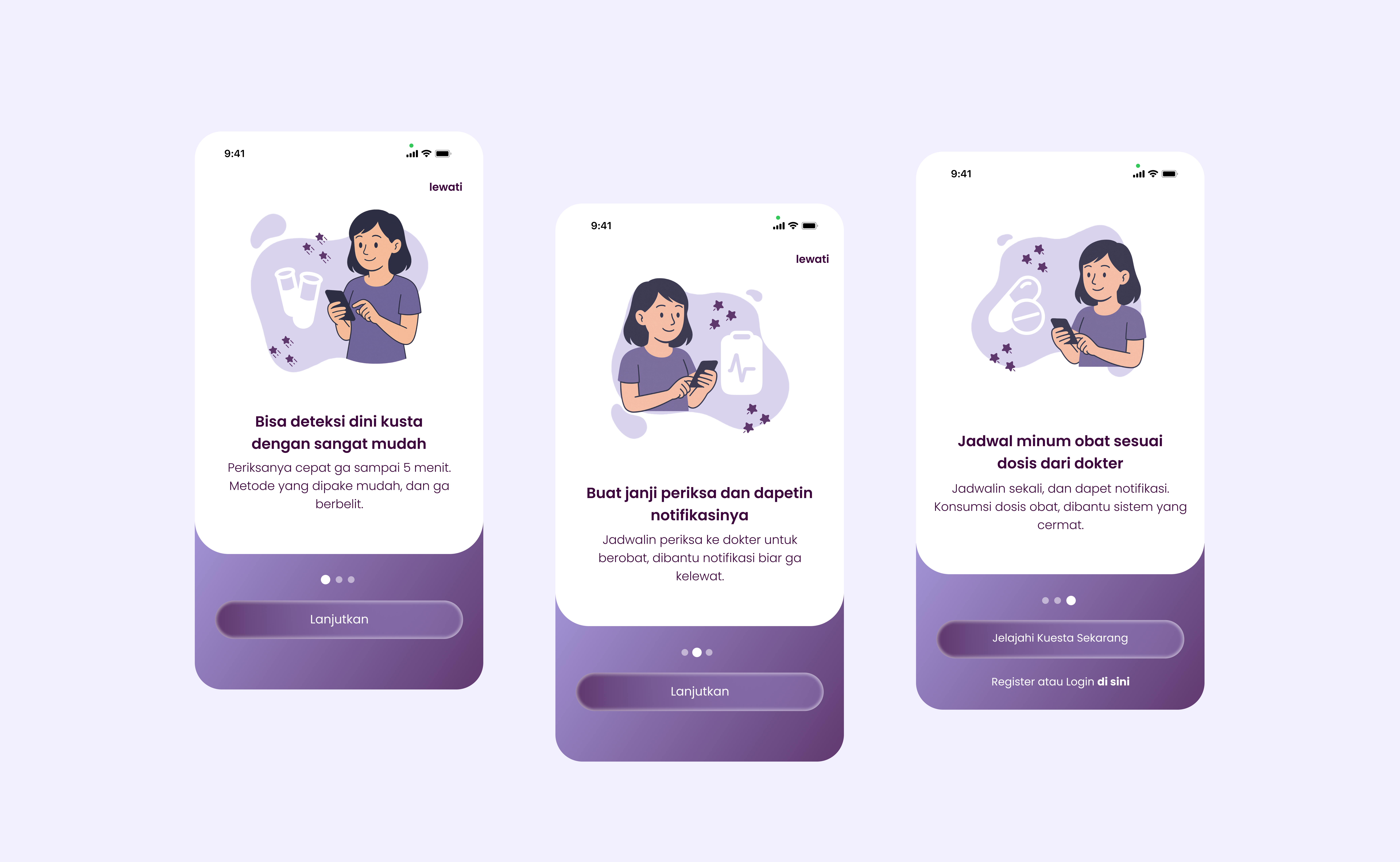 Leprosy Awareness Health App Onboarding Screen app health leprosy medical onboarding simplicity ui
