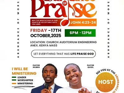 WORSHIP NIGHT graphic design