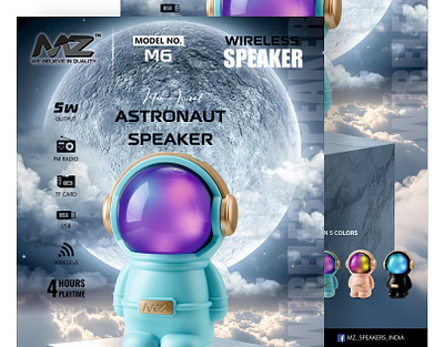 Futuristic Product Poster Design ads design branding creative poster marketing design modern poster design print product design typography