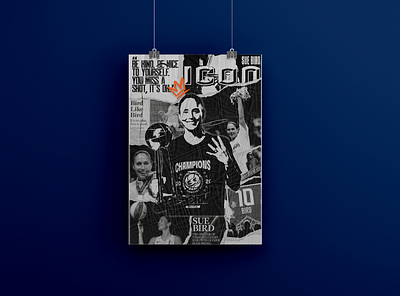 Collage Women's Sports Artwork graphic design megan rapinoe photoshop poster serena williams sue bird wnba womens sports