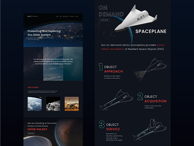 RiFT Systems web design aerospace space spacecraft spaceplane webdesign website