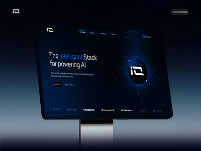 Powering Ai Landing Page Design ai ai landing page ai powering website ai website aidashboard cryptocurrency home page landingpage web3 webdesign