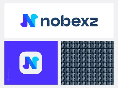 Nobexz Logo Design | N Logo Design | Modern Letter Logo Design brand identity branding business logo company logo creative logo graphic design icon letter logo letter mark logo logo design logo designer logos modern logo monogram n logo n logo design symbol