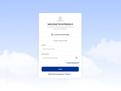 🧩 Dashboard Login Screen – Modern UI Design ui design