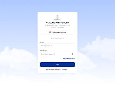 🧩 Dashboard Login Screen – Modern UI Design ui design