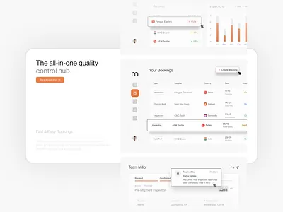 Features Section | The All-in-One Quality Control Hub 🧩 branding design feature section features figma geexweb graphic design landing page modern ui design ui ux design web website design