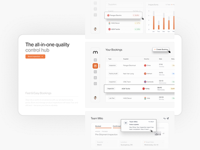 Features Section | The All-in-One Quality Control Hub 🧩 branding design feature section features figma geexweb graphic design landing page modern ui design ui ux design web website design