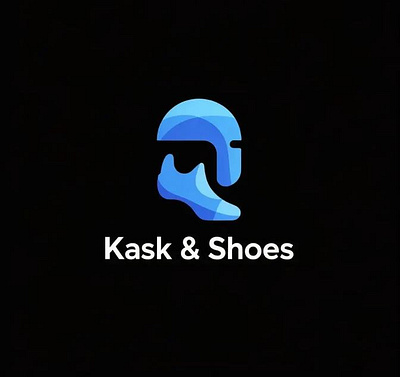 Modern Logo for KASK & SHOES branding business logo custom logo graphic design illustration logo designer logo type modern logo shoes logo simple logo vector
