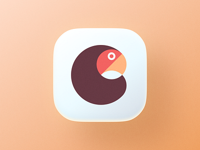Parrot! bird brand branding c figma icon illustration ios letter logo mark mobile parrot saas startup symbol
