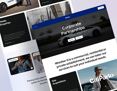 Car Parking - Corporate Partnerships about us automotive booking car car parking app car parking website car rental corporate event parking landing page parking saas schedule ticket travel ui ux design vehicle web design website