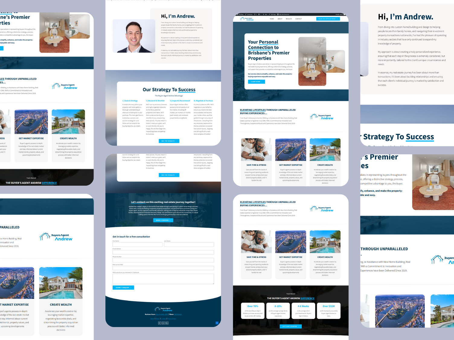 Real Estate Landing Page WordPress Elementor binate binatenoor branding design elementor elementor pro landing page landingpage real estate real estate landing page real estate website techbinate ui web design wordpress design wordpress landing page wordpress web design wordpress website