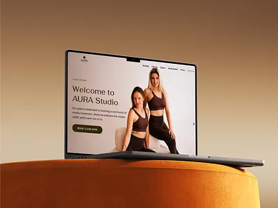 AURA Berlin Studio — Website Design animation branding design graphic design logo ui ux web design