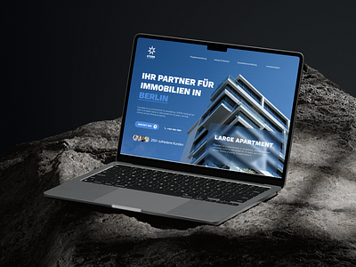 Stern Holding — Premium Real Estate Website for Berlin branding checkout design graphic design illustration logo ui ux vector web design