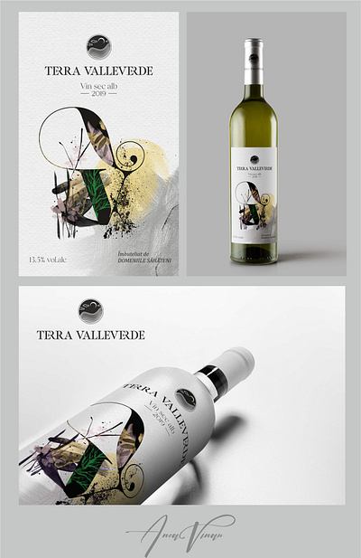 Wine label creative graphic design memorable modern label wine label