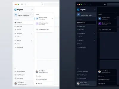 SaaS Navbar Light & Dark Mode dashboard light and dark mode navbar navigation saas ui ui design uiux
