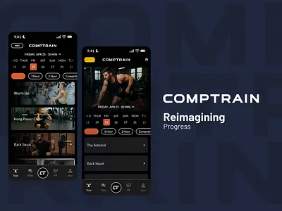 CrossFit Statistics Feature mobile app design personalized experience statistics ux design