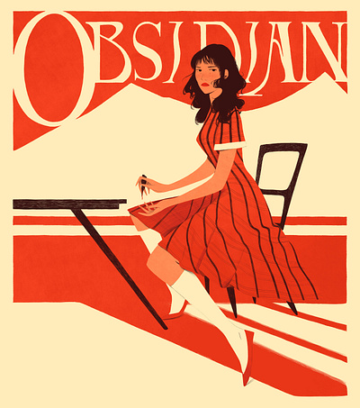Obsidian art comic editorial art graphic novel illustration