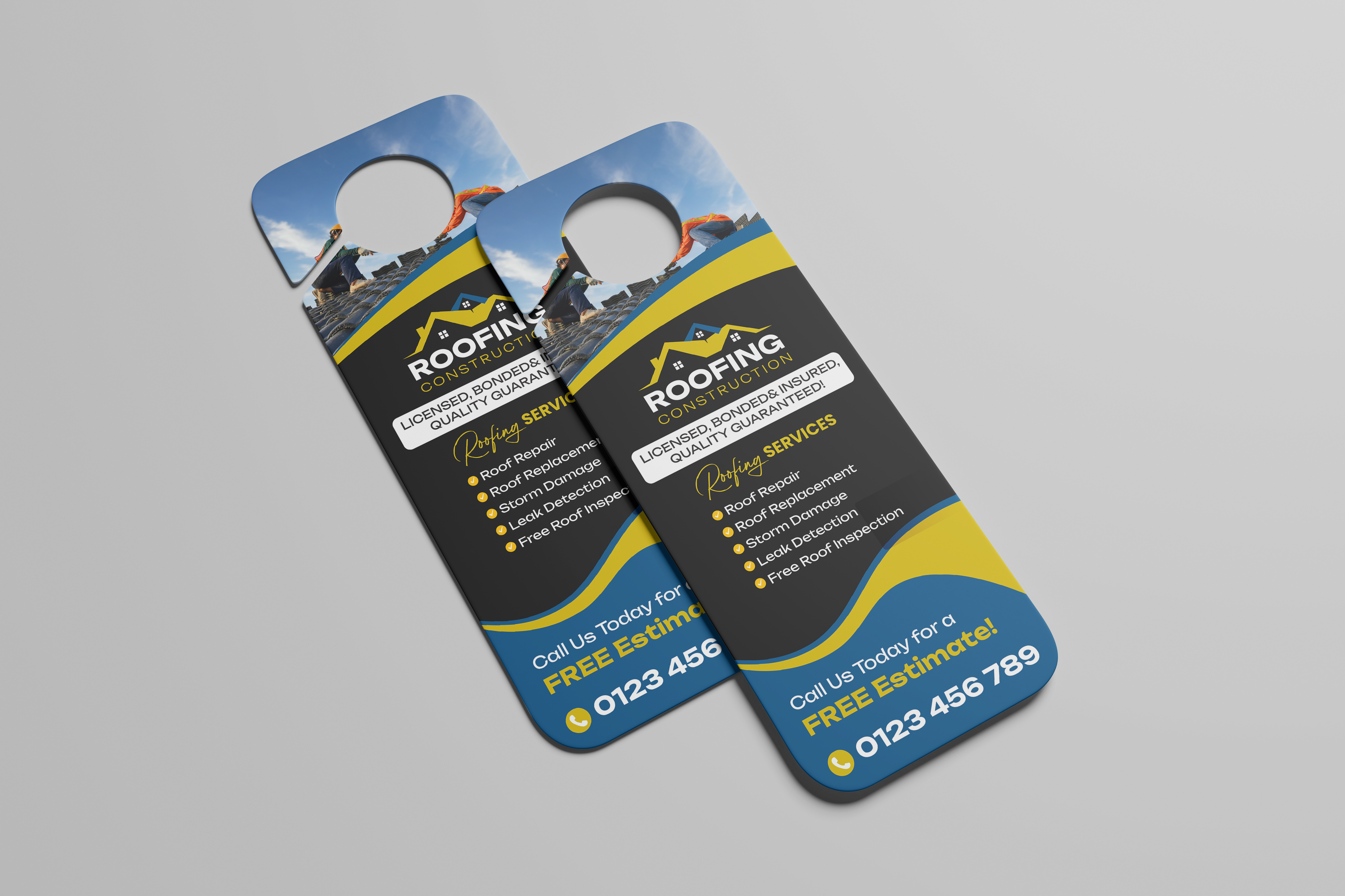 Example of Door Hanger Design For Business