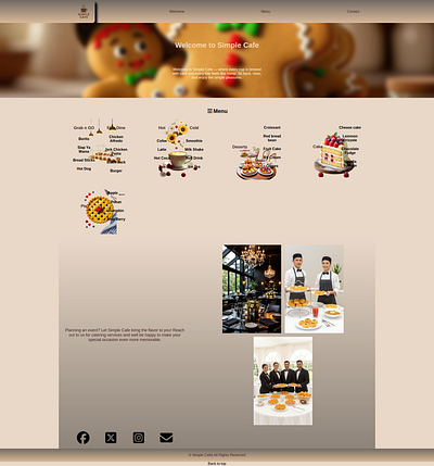 Responsive Cafe website css3 html5 responsive ui web web desginer