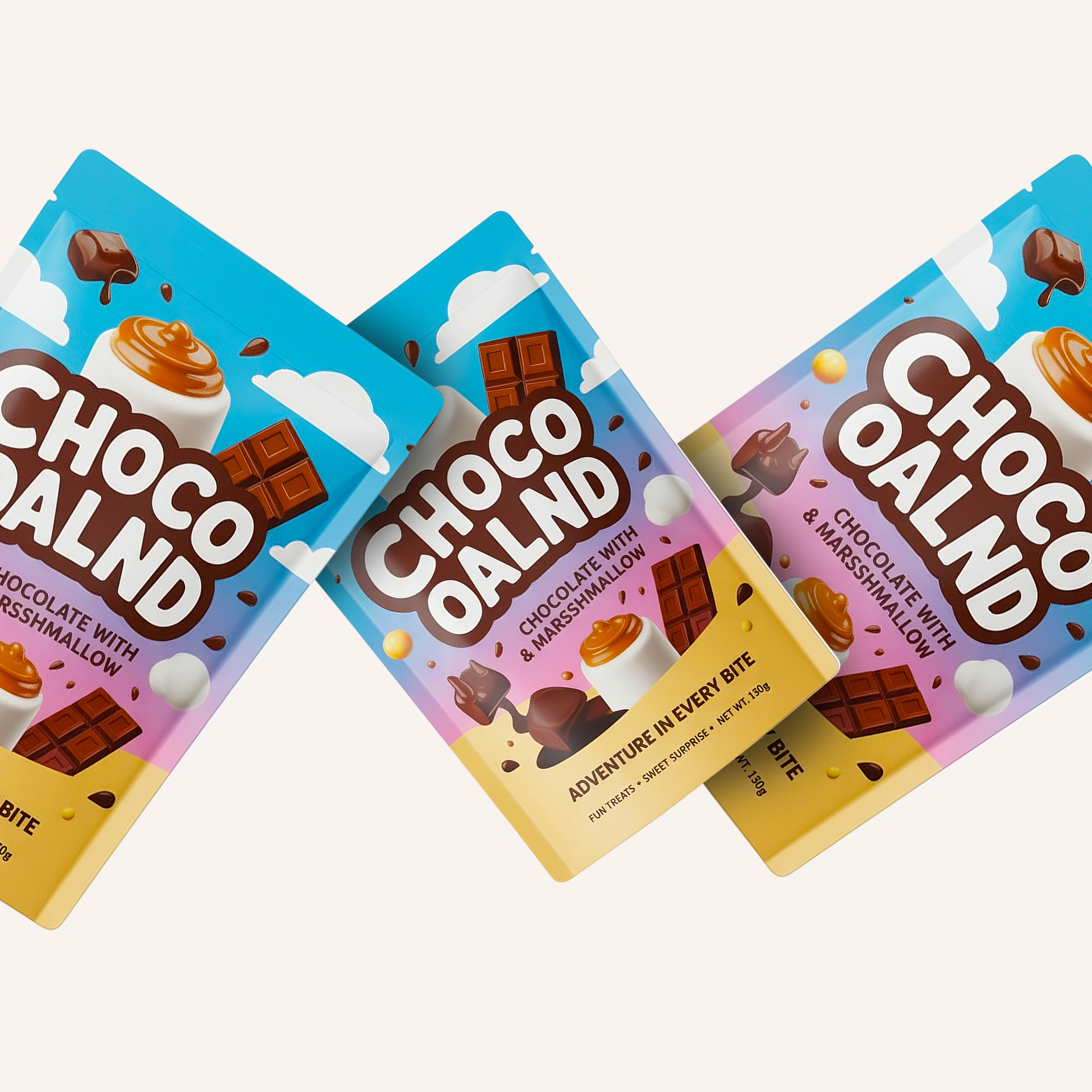 Candy and Chocolate Pouch Packaging, Logo & Label Design candy label candy packaging candy packaging design chocolate chocolate packaging chocolate packaging design food label food label design food packaging food packaging design label label design packaging packaging design pouch pouch label pouch label design pouch packaging pouch packaging design product design